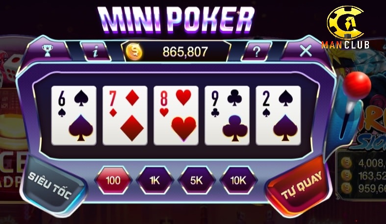 Giới thiệu mini poker tại manclub